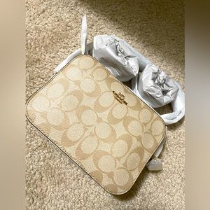 Coach mini camera bag light khaki